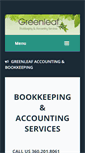 Mobile Screenshot of greenleaf-accounting.com